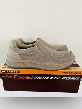 Skechers Men's Relaxed Fit Cohagen Vierra Slip On Shoes Size 10.5